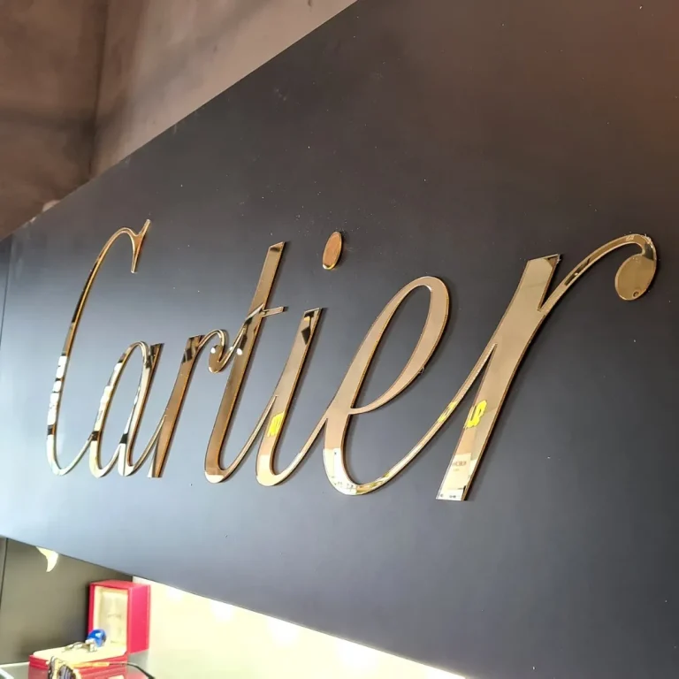 3D logo od klirita za recepciju