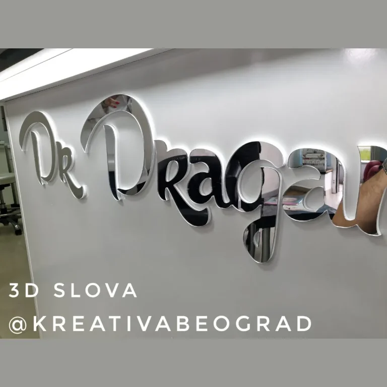 Logo od klirita (pleksiglasa) – realizovan projekat Kreativa