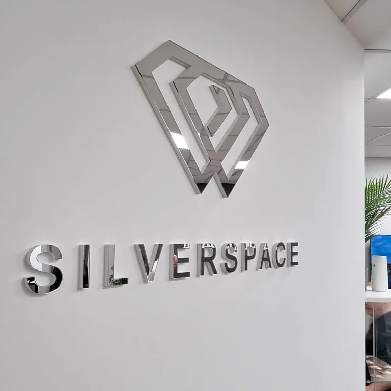 3D logo od klirita za recepciju