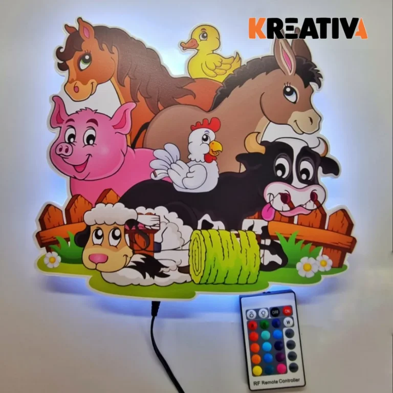 Personalizovana lampa sa dečjim motivom – Kreativa