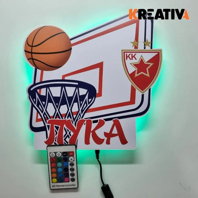 Zidna LED lampa sa dečjim motivom